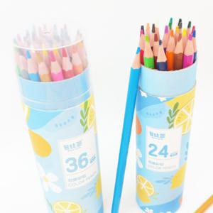 지울 수 있는 색연필 24컬러 세트 채점 수채색 색연필