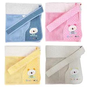 [맘스베베]아기 5부 망사 누빔 사계절 포대기