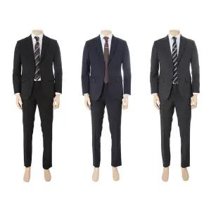 [롯데백화점]레노마 S/S (한정수량) 다크네이비 고퀄리티 무광택 스판 정장 3종택1 RRAISJ42 ANW6