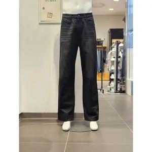 [클라이드앤](김해점)[클라이드 frank stone]  와이드 블랙 데님팬츠  FOIDP391M