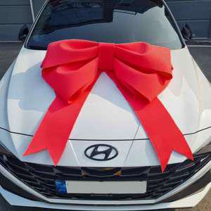 웨딩카 대형리본 웨딩카장식 자동차프러포즈 오너먼트 100cm