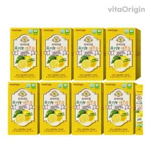 비타오리진 프리미엄 유기농 레몬즙 20g 14포 x 8박스