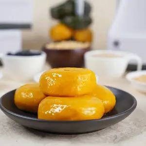 [전라도 청년] 당일생산 쫀득한 호박인절미 2kg (20개) 선물세트 (카스테라가루 증정)