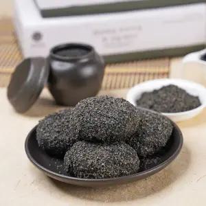 [전라도 청년] 당일생산 쫀득한 흑임자 인절미 1kg (10개) 선물세트 (흑임자가루 증정)