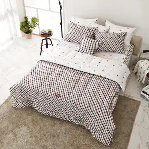 [롯데백화점]닥스 아사 테디스 브라운[9] 퀼트이불 퀸