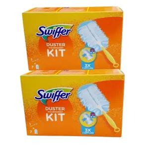 스위퍼 헤비듀티 더스터 흡착 청소포 세트 180 먼지떨이 털이 핸들1개 리필7매 2세트