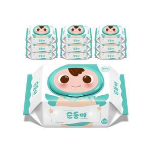 순둥이 오리지널 엘그린 물티슈  캡형  100매 x 20개