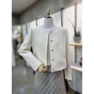 갤러리아 ABFZ[2컬러] 장식버튼 포켓 트위드자켓(ABZ1QJ09)