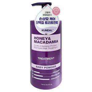 쿤달 허니 앤 마카다미아 네이처 트리트먼트 대용량 베이비파우더 718ml 1개