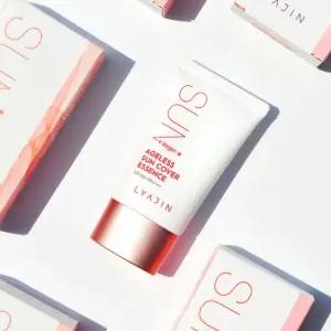 에이지리스 선커버에센스 50ml 수분 에센스 60 이상 함유로 하루종일 촉촉한 비건 선크림)