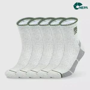 네파 하이브리드 쿠션 미들삭스 라이트그레이 L 5팩 NPCHBMDL-L/GR5