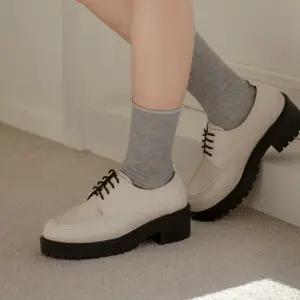 SOVO 아더 플랫폼 더비 로퍼 5cm