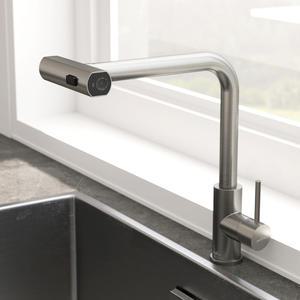 대림바스 와이드 폭포수수전 무광싱크대수도꼭지 DL-K2115