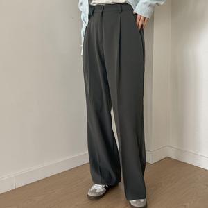 [구김x/4컬러] 핀턱 와이드 슬랙스