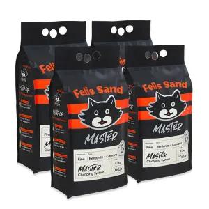 메온셀 닥터펠리스 펠리스샌드 마스터 4.3kg 4개 벤토나이트 카사바 혼합 모래
