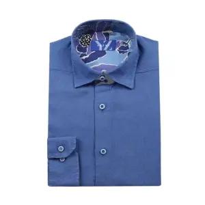 [갤러리아] 예작25년S/S(일반핏)린넨 솔리드 남성긴팔셔츠 YJESUA586BL