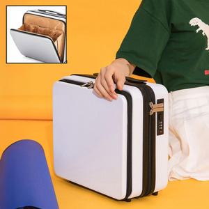 2단 지퍼 미니 캐리어백 16인치 서머 레디백 기내용 캐리어 결합