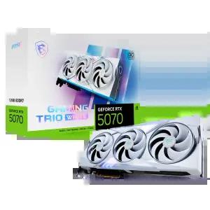 MSI 지포스 RTX 5070 게이밍 트리오 OC 화이트 D7 12GB 트라이프로져4 CL