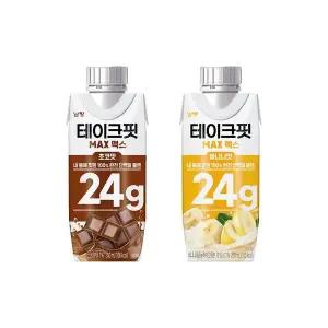 [NS홈쇼핑]테이크핏 맥스24G 초코맛 250mL x 24개 + 바나나맛 250mL x 24개[34923249]