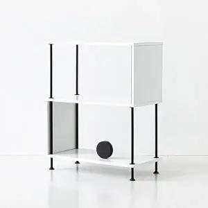 [마켓비]이지보 툴프리 선반 3단 N형 화이트 4073.7517