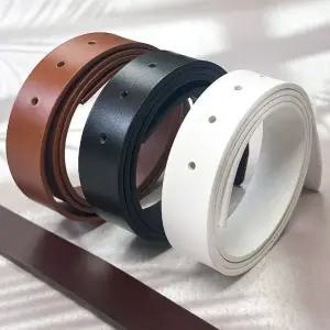 플럼도트 이탈리아 통가죽 소가죽벨트끈 교체용벨트띠