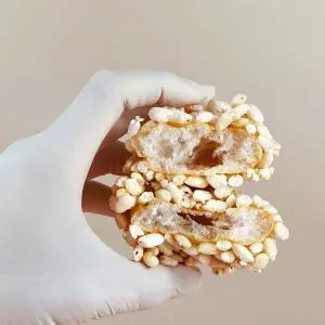 [강릉은정한과]강릉한과 못난이통밥과줄 유과 900g(450gX2봉) (수제 전통과자 파지한과 아이 어르신간식...