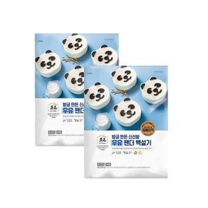 [신세계라이브쇼핑]빚은 우유팬더 백설기 320g 4개입 2봉(8입)