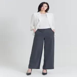 핏센 쿨 와이드 밴딩 슬랙스 LOPTP401_DG