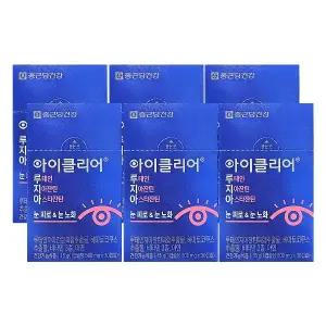 아이클리어 루테인 지아잔틴 아스타잔틴 500mg x 30캡슐 x 6박스 /An