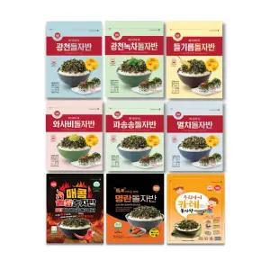 김자반 돌자반 55g x 6봉 / 9가지 맛 중 택 1