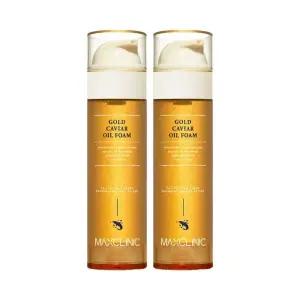 맥스클리닉  폼 클렌징 골드 캐비어 대용량 110g 2개