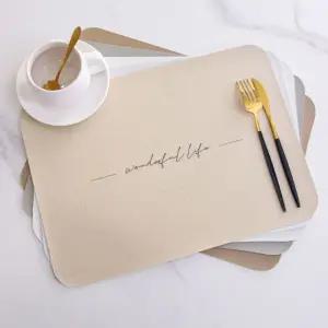 북유럽 스타일 방수 음식 테이블 위생 식탁 매트/1인/탁자/위생/깔판/식기/깔게/내열/메트/어린이/커버