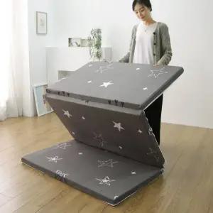 국산 LM솜 단단한 접이식 3단 꿀잠스타 매트리스 토퍼 바닥 퀸 Q