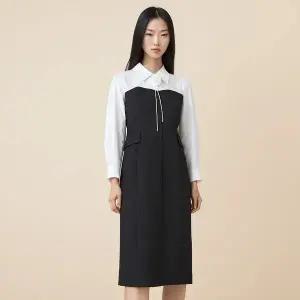 [케네스레이디](신세계 사우스시티)[BYLYNN]맨디크 코사지 원피스 EWOPOD0100