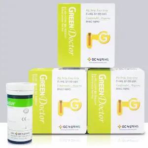 녹십자 그린닥터 당뇨측정지 150매 당 혈당측정검사지 체크지 스트립