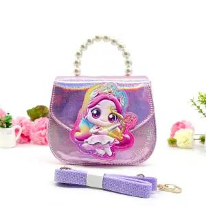 오로라핑 점보 스윗 진주 손크로스 캐치티니핑가방 유아 아동 여아 크로스백 옆으로매는가방 조카 생일 선물