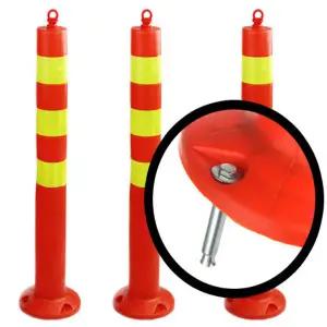 주차금지 칼라콘 유도봉 차단봉 탄력봉 차선 규제봉