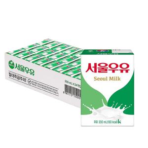 서울우유 멸균우유 200ml 24개