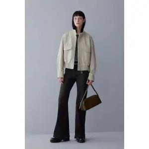 [VOV](센텀시티점) 신세틱 레더 하이넥 블루종 점퍼 7155320005