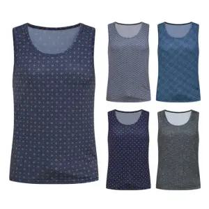 발렌티노크리스티 남성 쿨 인견 메쉬 스판 빅사이즈 런닝 셔츠 5종세트