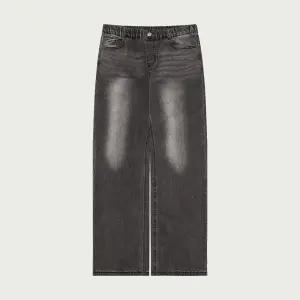 [행텐주니어]여아스판풀밴딩세미와이드데님팬츠14530-155-601-10_DJ