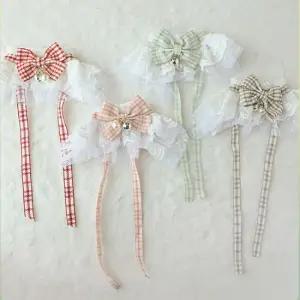 도그웨그 도그웨그 럭셔리 체크 레이스 케이프