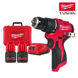 밀워키 M12 BLPDRC-252C 콤팩트 브러쉬리스 해머드릴