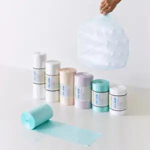 [리빙플랜트]1+1 뜯어쓰는 분리수거 비닐봉투 재활용 쓰레기 봉투 국내산 대형 롤 배접 다용도 20L~100L