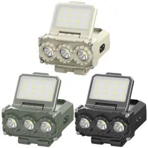 [캘리너스]헬리온 헤드랜턴 캠핑 낚시 등산 야간작업 센서 캡라이트