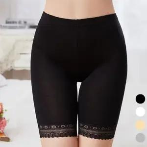 5부 레이스 여자 면스판 속바지 소프트 속반바지