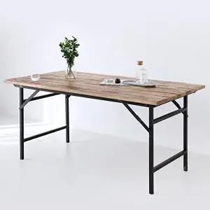 [마켓비]마켓비 PECRE 빈티지접이식테이블 150x80 PC0128TB