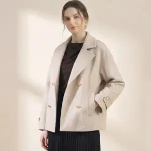 (레코브) 울혼방뒷날개 핸드메이드 코트(LC21CZHD004X)