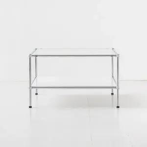 [마켓비]심플리 유리 사이드테이블 MD159 화이트 3380.0864