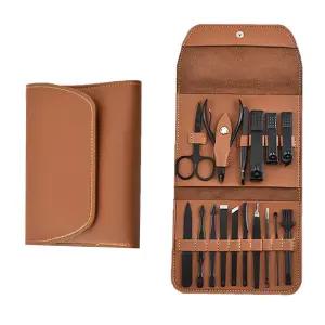 가죽케이스 손톱깎이 발톱 네일 세트/손톱깍이세트/케이스/여행용/올인원/디자인/스테인리스/풀케어/수납